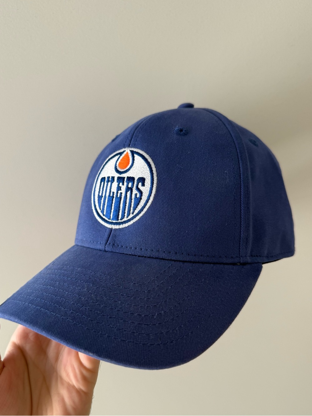 Edmonton Oilers Royal Blue Adjustable Baseball Cap